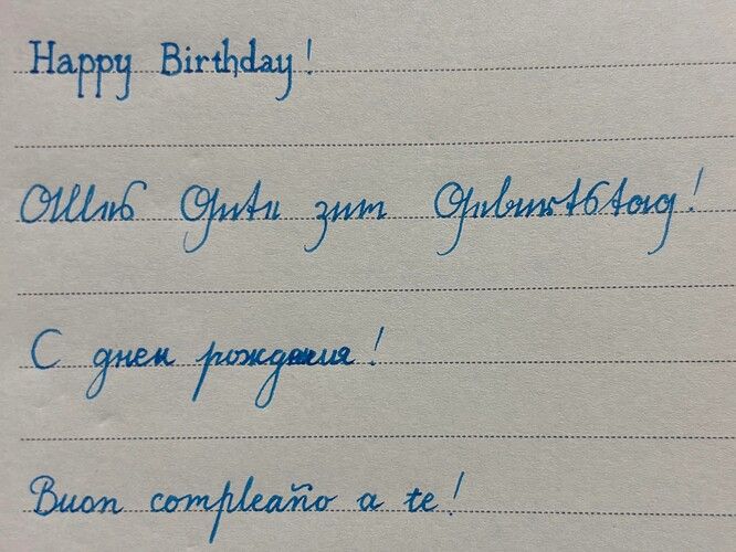 各种生日快乐