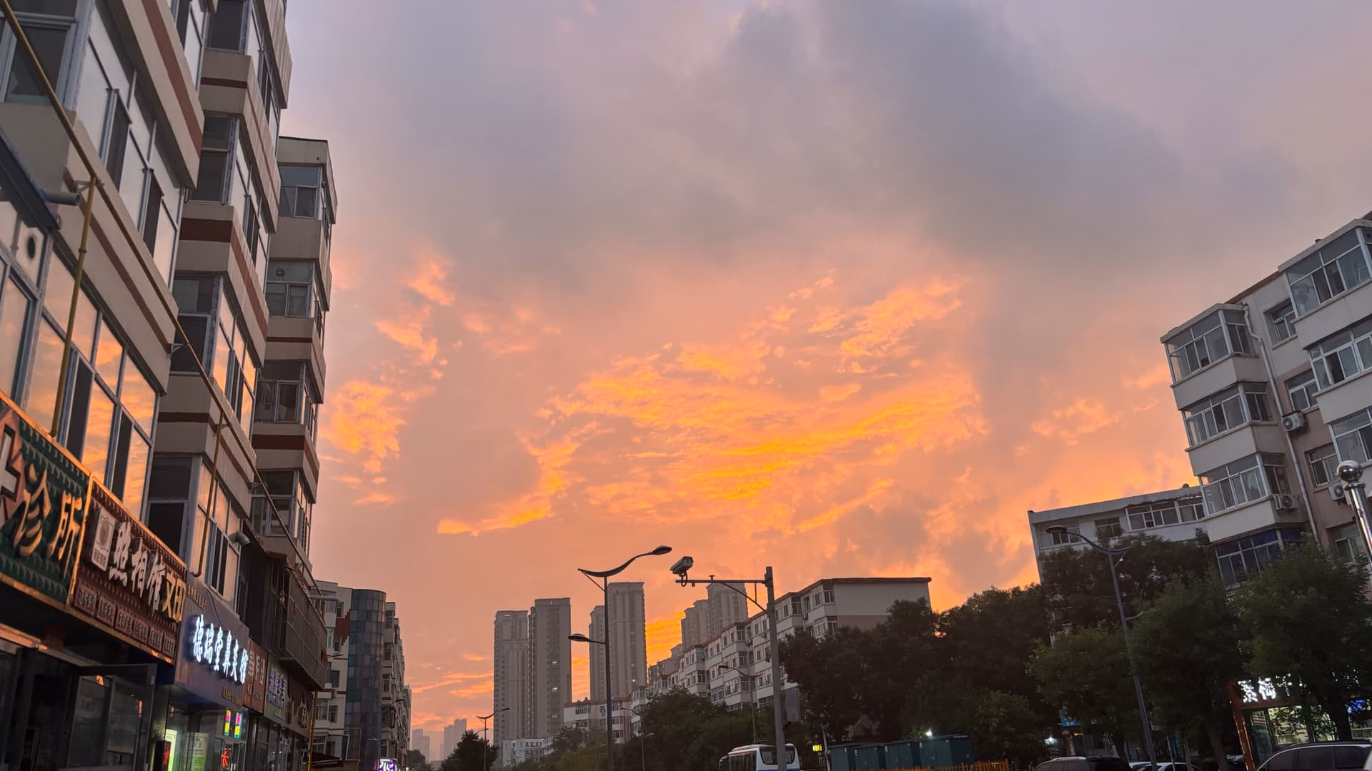 太原的火烧云