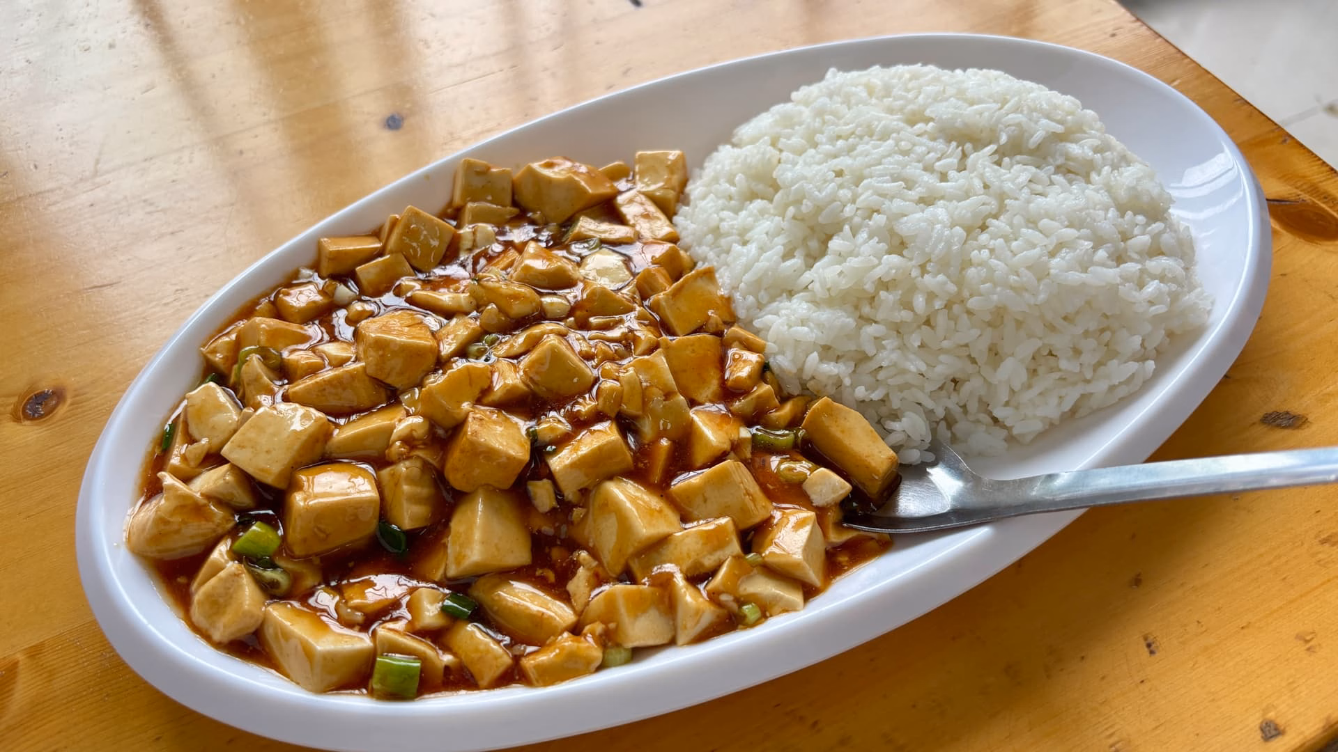 家常豆腐盖饭